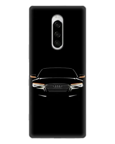 Чехол для Sony Xperia 1 с картинкой «Audi — ночной контур» Чехол для Sony Xperia 1 с картинкой «Audi — ночной контур»
