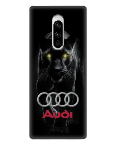 Чехол для Sony Xperia 1 с картинкой «Пантера и Audi» Чехол для Sony Xperia 1 с картинкой «Пантера и Audi»