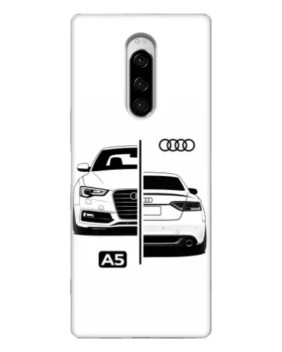Чехол для Sony Xperia 1 с картинкой «Audi — контрастный дизайн» Чехол для Sony Xperia 1 с картинкой «Audi — контрастный дизайн»