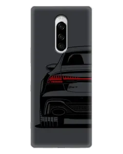 Чехол для Sony Xperia 1 с картинкой «Задняя часть Audi — арт»