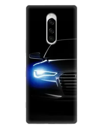 Чехол для Sony Xperia 1 с картинкой «Неоновый взгляд Audi» Чехол для Sony Xperia 1 с картинкой «Неоновый взгляд Audi»