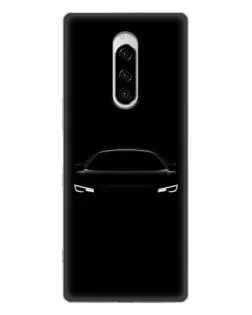 Чехол для Sony Xperia 1 с картинкой «Взгляд Audi в темноте»