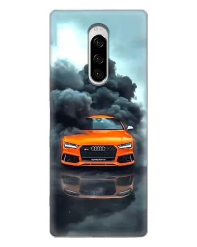 Чехол для Sony Xperia 1 с картинкой «Audi в облаках дыма» Чехол для Sony Xperia 1 с картинкой «Audi в облаках дыма»