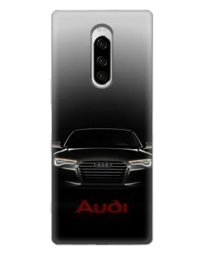 Чехол для Sony Xperia 1 с картинкой «Audi — градиентный контур» Чехол для Sony Xperia 1 с картинкой «Audi — градиентный контур»