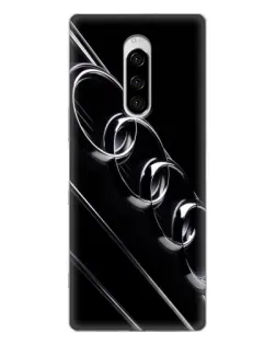 Чехол для Sony Xperia 1 с картинкой «Audi — абстрактные кольца»