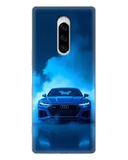 Чехол для Sony Xperia 1 с картинкой «Audi — голубая энергия»