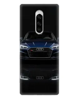 Чехол для Sony Xperia 1 с картинкой «Audi — ночное отражение»