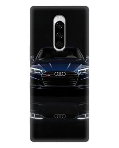 Чехол для Sony Xperia 1 с картинкой «Audi — ночное отражение» Чехол для Sony Xperia 1 с картинкой «Audi — ночное отражение»
