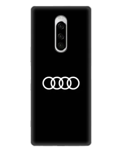Чехол для Sony Xperia 1 с картинкой «Audi White Logo» Чехол для Sony Xperia 1 с картинкой «Audi White Logo»