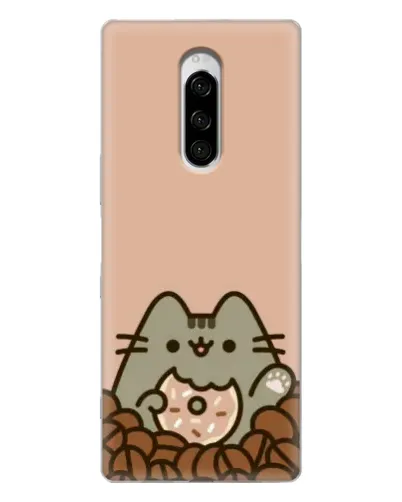 Чехол для Sony Xperia 1 с картинкой «Кофейный Пушин» Чехол для Sony Xperia 1 с картинкой «Кофейный Пушин»