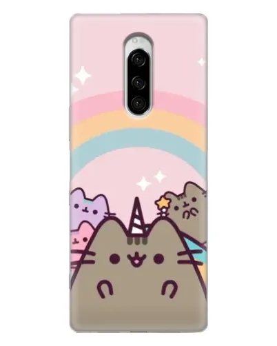 Чехол для Sony Xperia 1 с картинкой «Единорог Pusheen» Чехол для Sony Xperia 1 с картинкой «Единорог Pusheen»