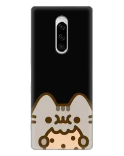 Чехол для Sony Xperia 1 с картинкой «Пушин на черном» Чехол для Sony Xperia 1 с картинкой «Пушин на черном»