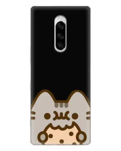 Чехол для Sony Xperia 1 с картинкой «Пушин на черном» Чехол для Sony Xperia 1 с картинкой «Пушин на черном»