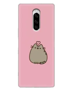 Чехол для Sony Xperia 1 с картинкой «Pusheen сердце» Чехол для Sony Xperia 1 с картинкой «Pusheen сердце»