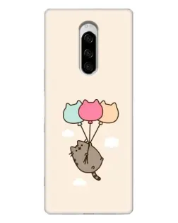 Чехол для Sony Xperia 1 с картинкой «Пушин на шариках» Чехол для Sony Xperia 1 с картинкой «Пушин на шариках»