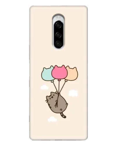 Чехол для Sony Xperia 1 с картинкой «Пушин на шариках» Чехол для Sony Xperia 1 с картинкой «Пушин на шариках»