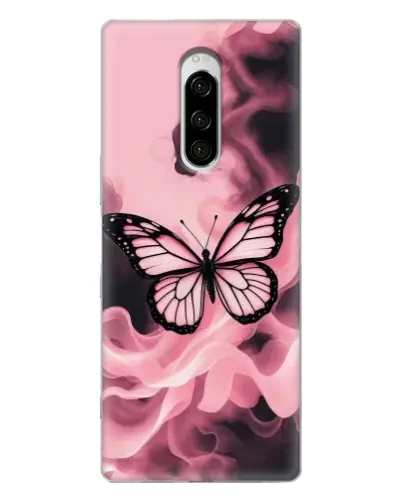 Чехол для Sony Xperia 1 с картинкой «Бабочка в дыму» Чехол для Sony Xperia 1 с картинкой «Бабочка в дыму»
