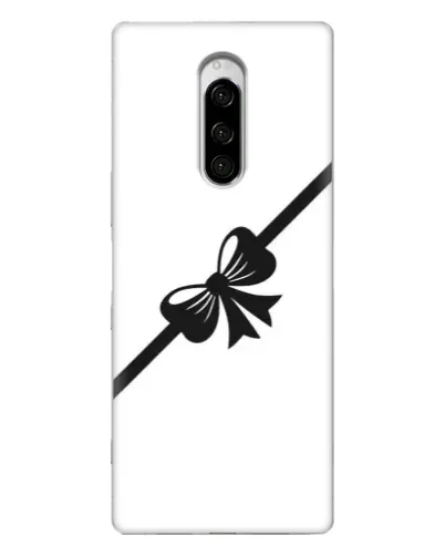 Чехол для Sony Xperia 1 с картинкой «Диагональный бант» Чехол для Sony Xperia 1 с картинкой «Диагональный бант»