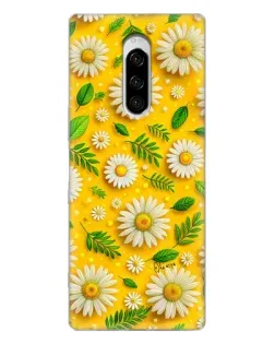 Чехол для Sony Xperia 1 с картинкой «Ромашковое солнце»