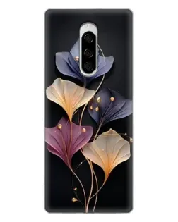 Чехол для Sony Xperia 1 с картинкой «Лиловые цветы грации»