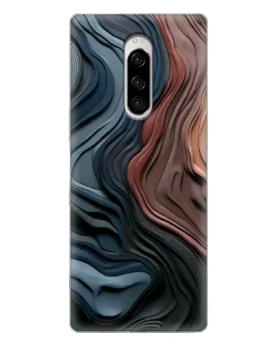 Чехол для Sony Xperia 1 с картинкой «Цветные волны каньона» Чехол для Sony Xperia 1 с картинкой «Цветные волны каньона»