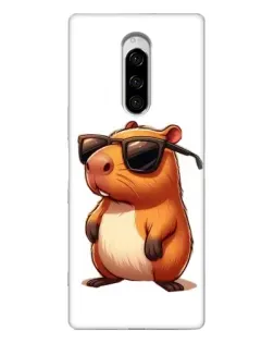 Чохол для Sony Xperia 1 з картинкою «Капібара в окулярах» Чохол для Sony Xperia 1 з картинкою «Капібара в окулярах»