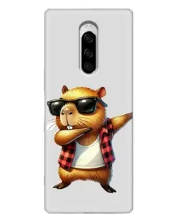 Чохол для Sony Xperia 1 з картинкою «Капібара репер даб» Чохол для Sony Xperia 1 з картинкою «Капібара репер даб»