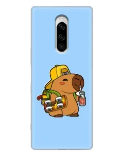 Чохол для Sony Xperia 1 з картинкою «Капібара на скейті» Чохол для Sony Xperia 1 з картинкою «Капібара на скейті»