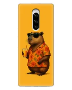 Чохол для Sony Xperia 1 з картинкою «Капібара на відпочинку» Чохол для Sony Xperia 1 з картинкою «Капібара на відпочинку»