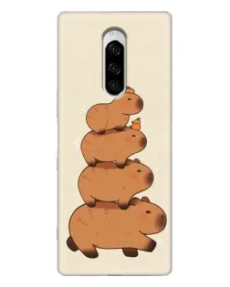 Чохол для Sony Xperia 1 з картинкою «Вежа з капібар» Чохол для Sony Xperia 1 з картинкою «Вежа з капібар»