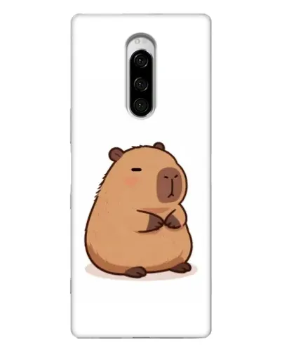 Чехол для Sony Xperia 1 с картинкой «Толстенькая капибара» Чехол для Sony Xperia 1 с картинкой «Толстенькая капибара»