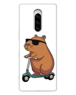 Чохол для Sony Xperia 1 з картинкою «Капібара на самокаті» Чохол для Sony Xperia 1 з картинкою «Капібара на самокаті»