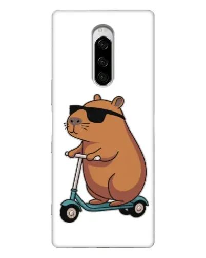 Чехол для Sony Xperia 1 с картинкой «Капибара на самокате» Чехол для Sony Xperia 1 с картинкой «Капибара на самокате»