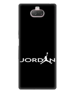 Чехол для Sony Xperia 10 с картинкой «Jordan White Logo» Чехол для Sony Xperia 10 с картинкой «Jordan White Logo»
