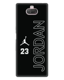Чехол для Sony Xperia 10 с картинкой «Jordan Vertical» Чехол для Sony Xperia 10 с картинкой «Jordan Vertical»