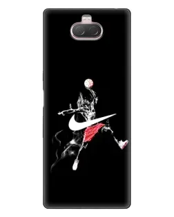 Чехол для Sony Xperia 10 с картинкой «Jordan Jumpman» Чехол для Sony Xperia 10 с картинкой «Jordan Jumpman»