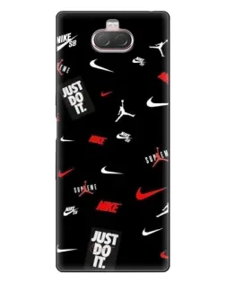Чехол для Sony Xperia 10 с картинкой «Nike Mix Pattern» Чехол для Sony Xperia 10 с картинкой «Nike Mix Pattern»