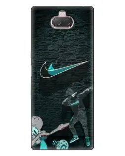 Чехол для Sony Xperia 10 с картинкой «Спортивный арт Nike» Чехол для Sony Xperia 10 с картинкой «Спортивный арт Nike»