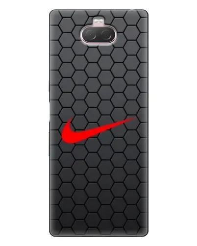 Чехол для Sony Xperia 10 с картинкой «Nike — карбоновая сетка» Чехол для Sony Xperia 10 с картинкой «Nike — карбоновая сетка»