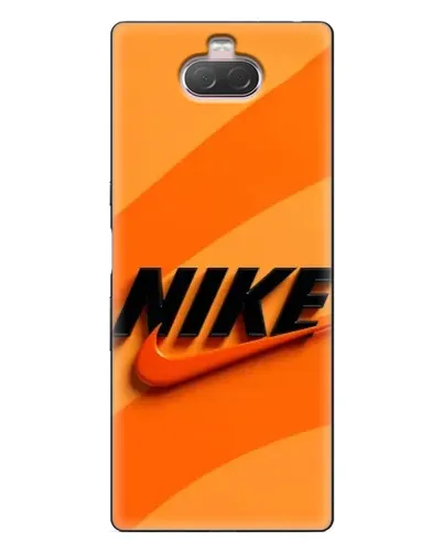 Чехол для Sony Xperia 10 с картинкой «Оранжевый драйв Nike» Чехол для Sony Xperia 10 с картинкой «Оранжевый драйв Nike»