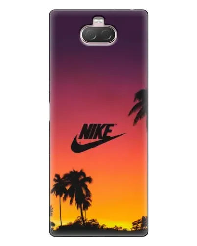 Чехол для Sony Xperia 10 с картинкой «Nike на закате солнца» Чехол для Sony Xperia 10 с картинкой «Nike на закате солнца»