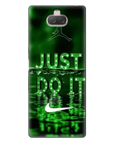 Чехол для Sony Xperia 10 с картинкой «Зеленый неоновый Nike» Чехол для Sony Xperia 10 с картинкой «Зеленый неоновый Nike»