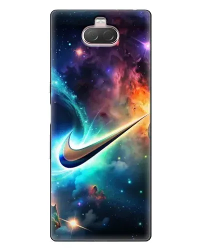 Чехол для Sony Xperia 10 с картинкой «Космический Nike Swoosh» Чехол для Sony Xperia 10 с картинкой «Космический Nike Swoosh»