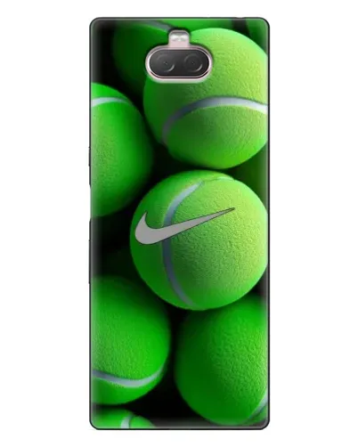 Чехол для Sony Xperia 10 с картинкой «Теннисные мячи Найк» Чехол для Sony Xperia 10 с картинкой «Теннисные мячи Найк»