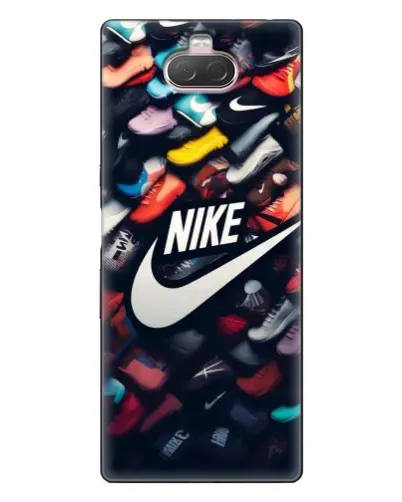 Чехол для Sony Xperia 10 с картинкой «Коллекция кроссовок Nike» Чехол для Sony Xperia 10 с картинкой «Коллекция кроссовок Nike»