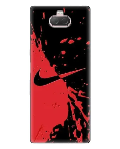 Чехол для Sony Xperia 10 с картинкой «Красные брызги Nike» Чехол для Sony Xperia 10 с картинкой «Красные брызги Nike»