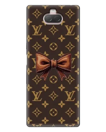 Чехол для Sony Xperia 10 с картинкой «LV с бантом»