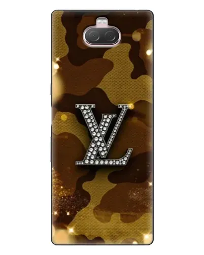 Чехол для Sony Xperia 10 с картинкой «Камуфляжный Louis Vuitton»
