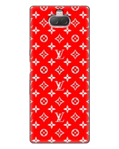 Чехол для Sony Xperia 10 с картинкой «Яркий паттерн LV»