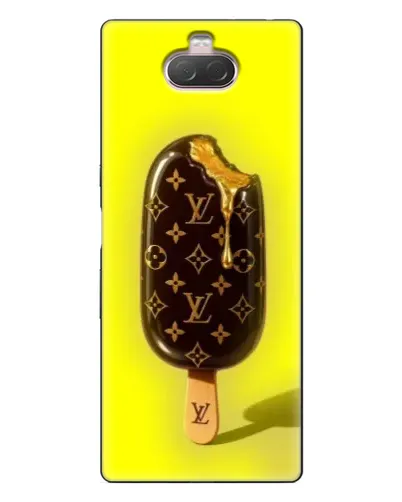 Чехол для Sony Xperia 10 с картинкой «Мороженое от LV»